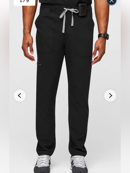 Figs Other - FIGS Men's Black Cairo Straight-Leg Scrub Pant NWT - Short